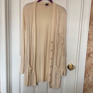 A&D Essential Cardigan Button Front BUTTERY SOFT